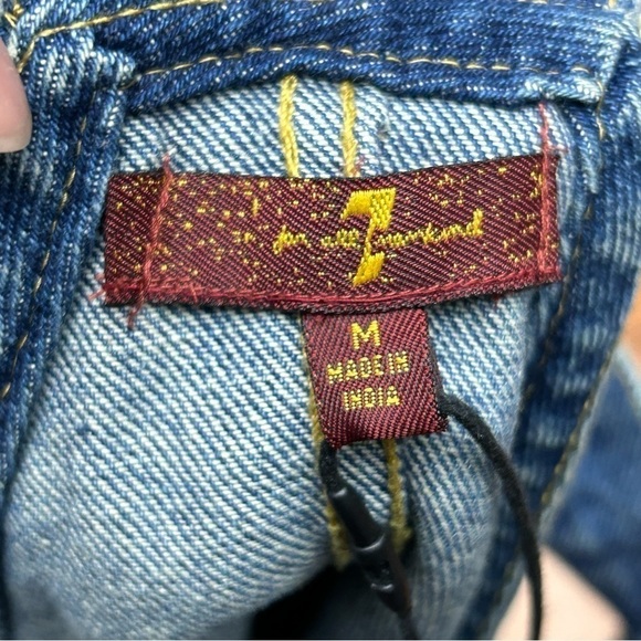 7 for all mankind cotton overalls dress NWT - Picture 5 of 6